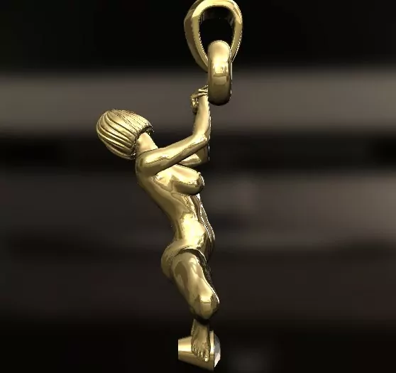 Woman in an seductive sexy pose pendant - Image 10
