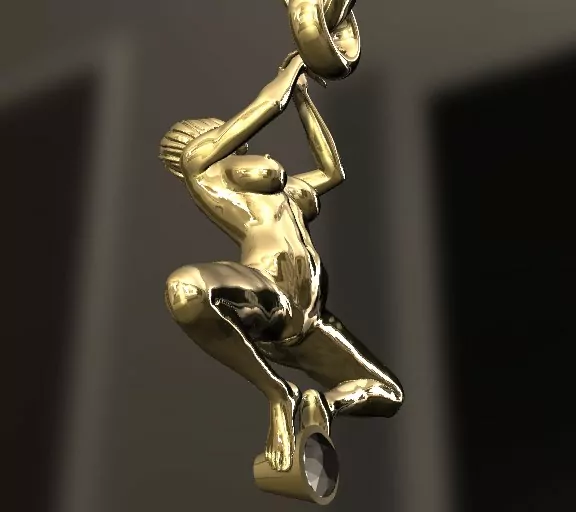 Woman in an seductive sexy pose pendant - Image 12