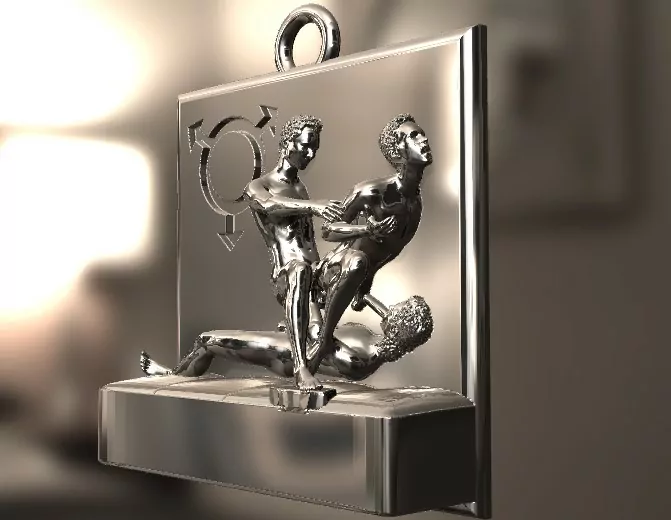 Men in an extremely seductive orgy pose - Image 6