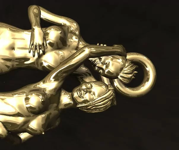 The lesbian love pendant erotic jewelry JewelryRider The lesbian love pendant - Image 6