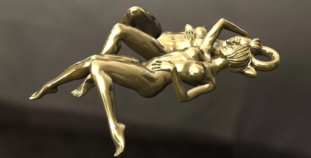 The lesbian love pendant erotic jewelry JewelryRider The lesbian love pendant - Image 10
