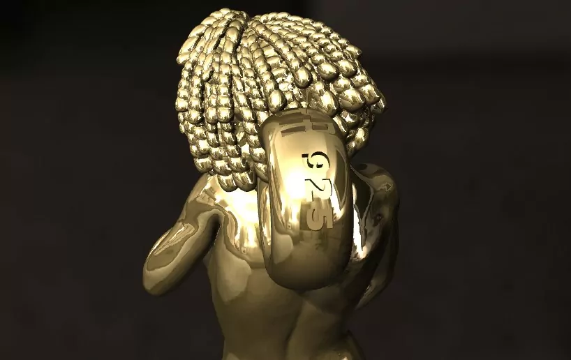 Curly, Afro Woman in an seductive sexy pose erotic jewelry JewelryRider Curly, Afro Woman in an seductive sexy pose - Image 6