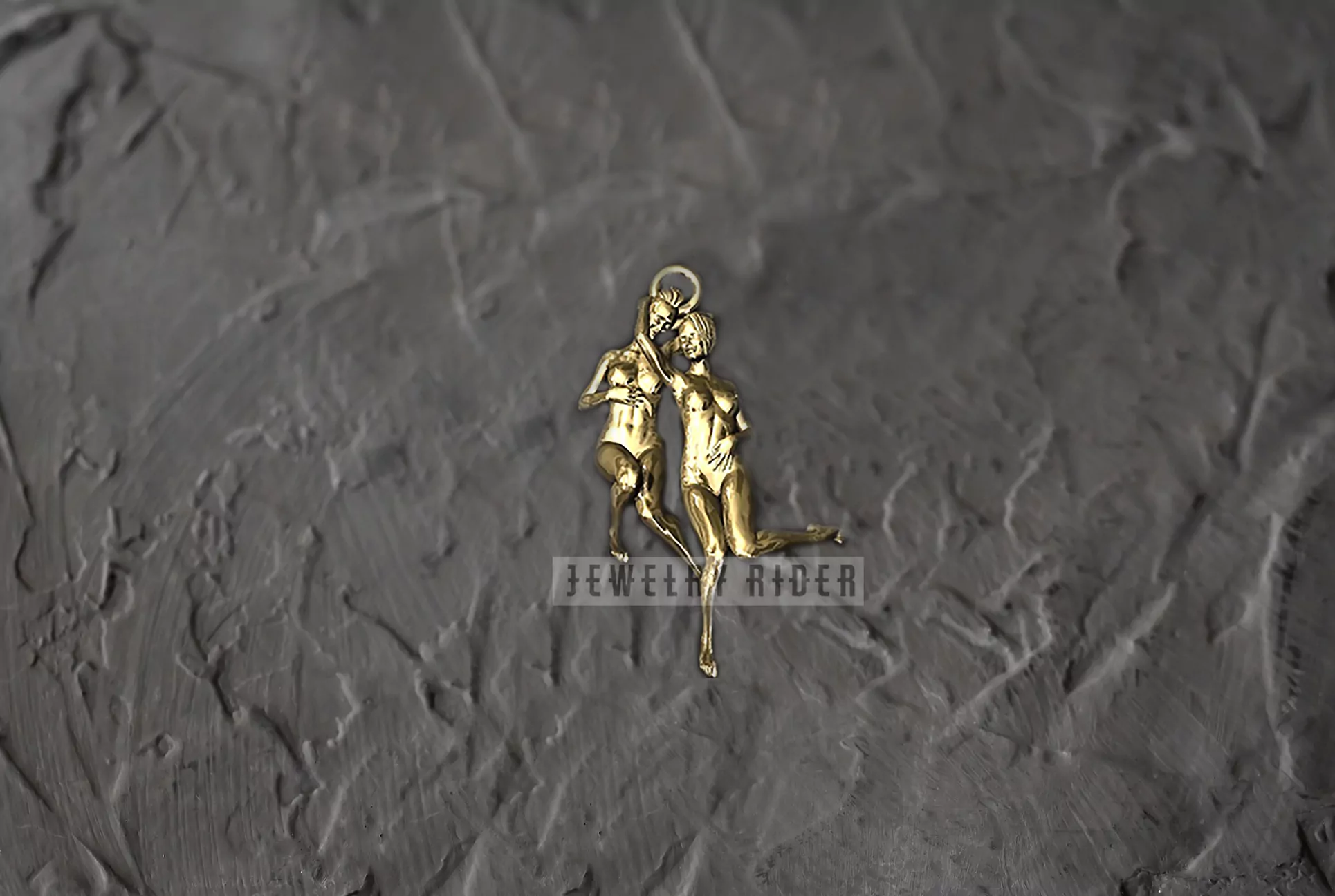 The lesbian love pendant erotic jewelry JewelryRider The lesbian love pendant