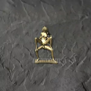 Afro Woman in a reverse cowgirl sexy pose