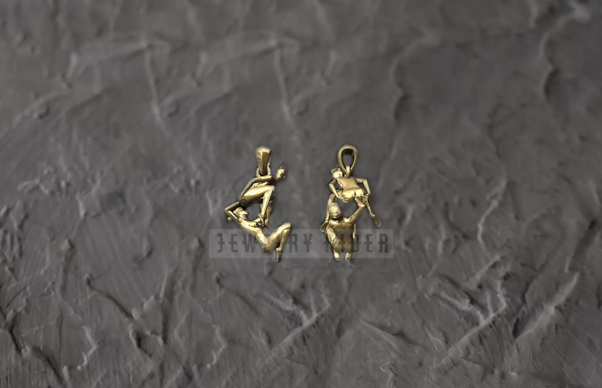 Lesbian fisting Pose pendant