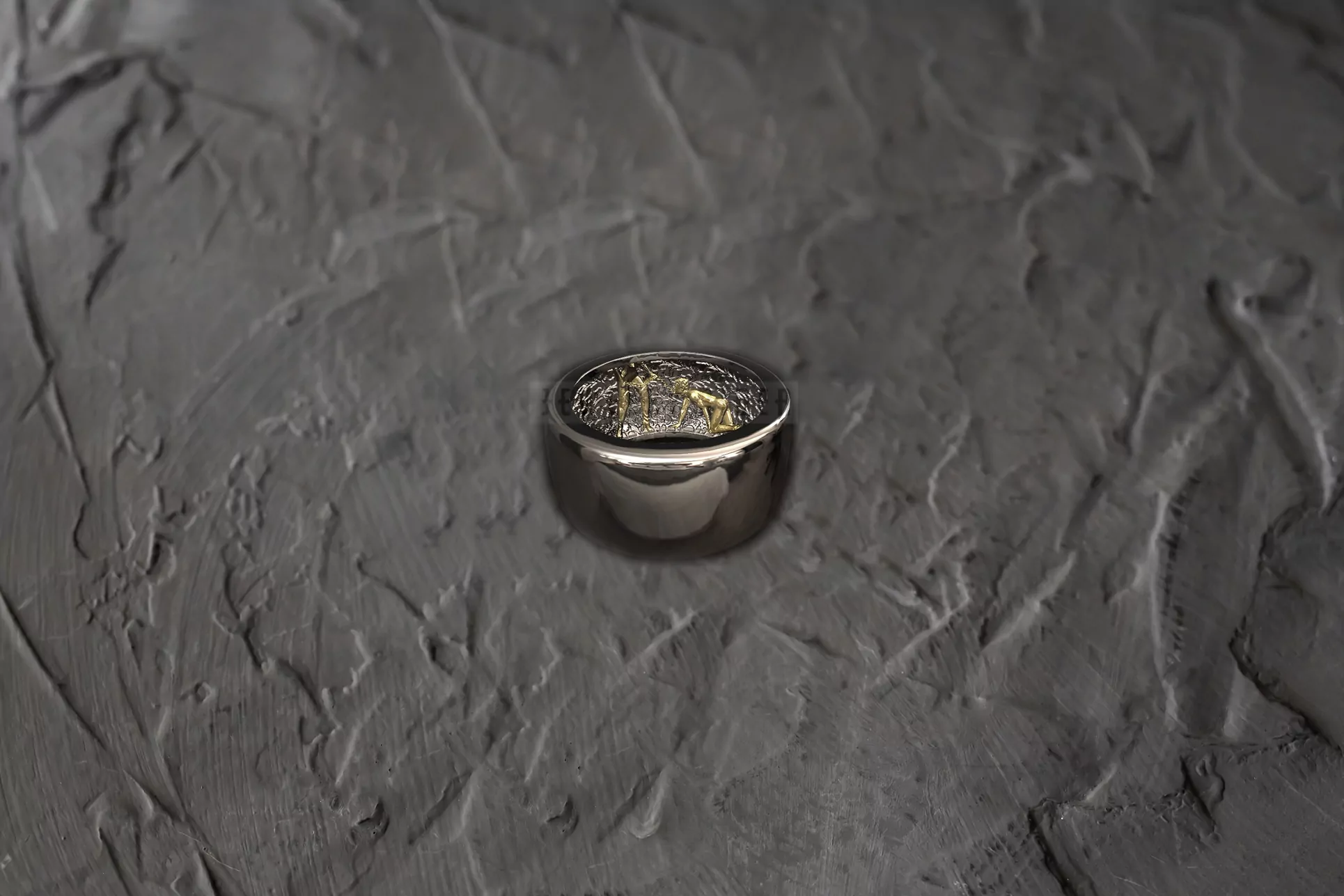 The secret dominant peg me Mistress pet statement ring