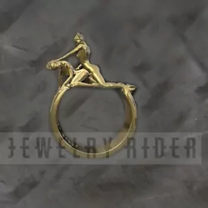 Shemale Doing A Woman ring, trans jewelry