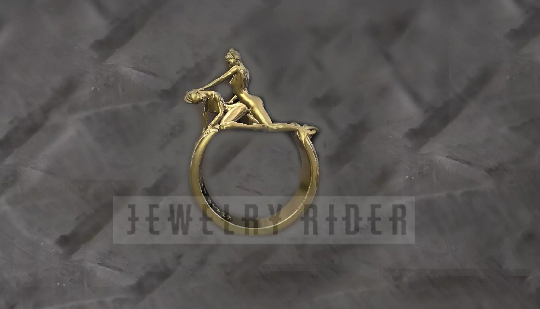 Shemale Doing A Woman ring, trans jewelry