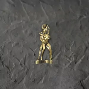 Passionate couple in an suggestive pose