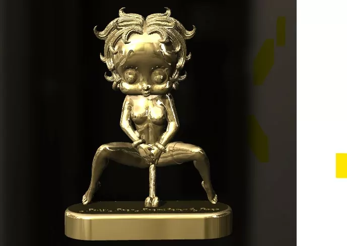 An erotic sculpture of Betty boop erotic jewelry JewelryRider An erotic sculpture of Betty boop - Image 3