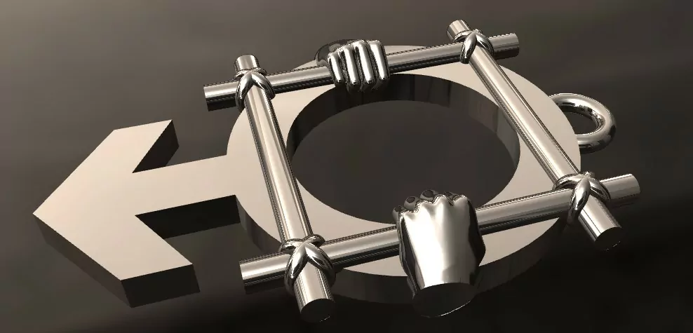 Male jailed symbol pendant erotic jewelry JewelryRider Male jailed symbol pendant - Image 8