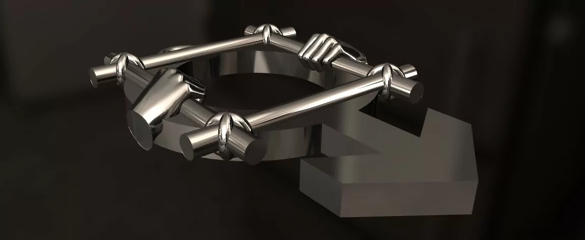 Male jailed symbol pendant erotic jewelry JewelryRider Male jailed symbol pendant - Image 10