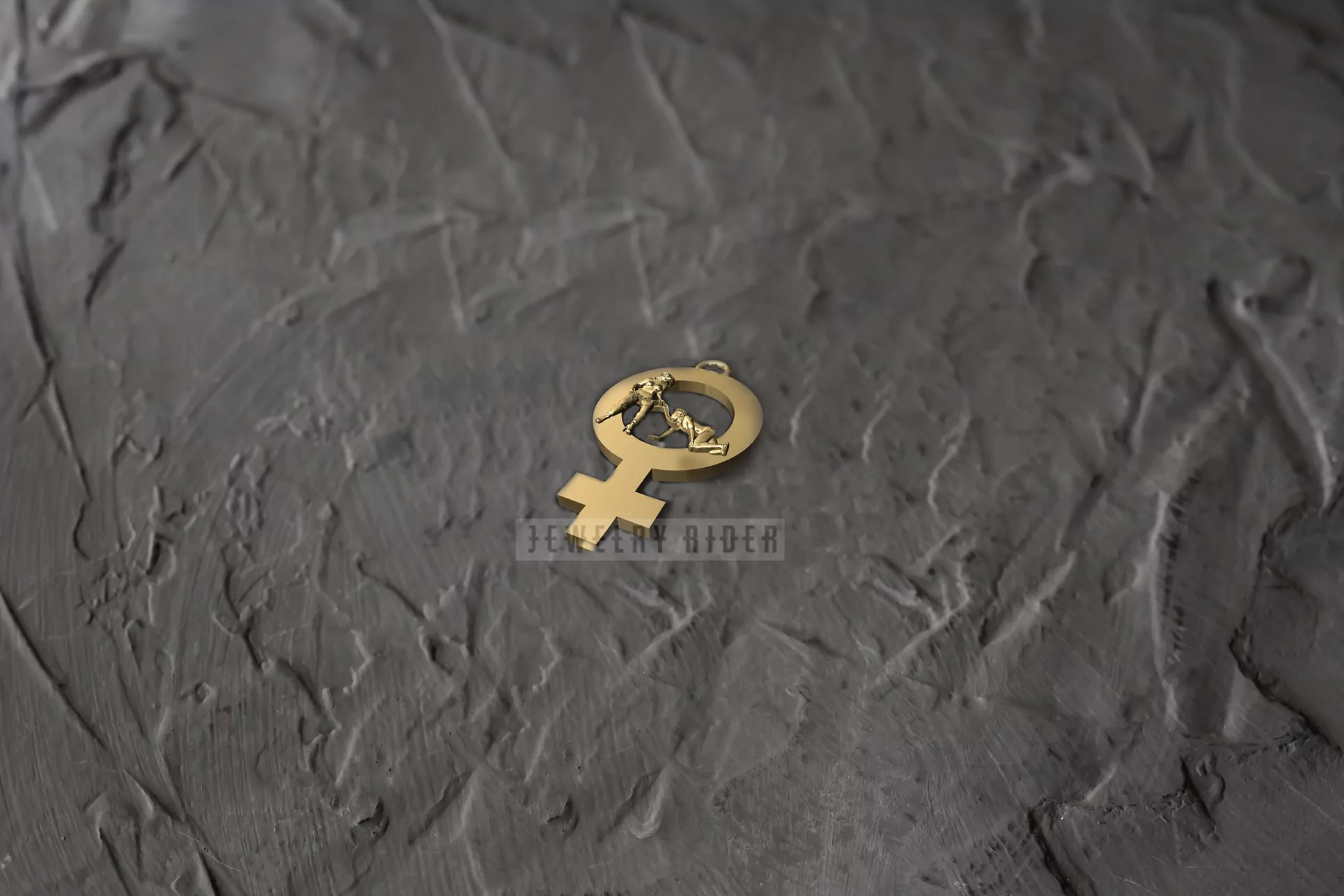 Female symbol pendant