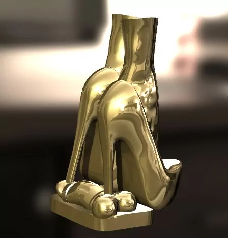 Stiletto high heels trample CBT pendant - Image 2