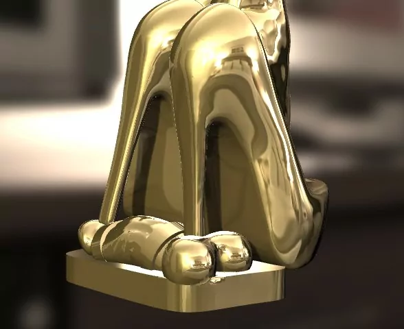 Stiletto high heels trample CBT pendant - Image 9