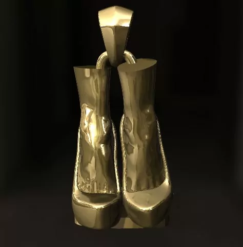 Stiletto high heels trample CBT pendant - Image 10