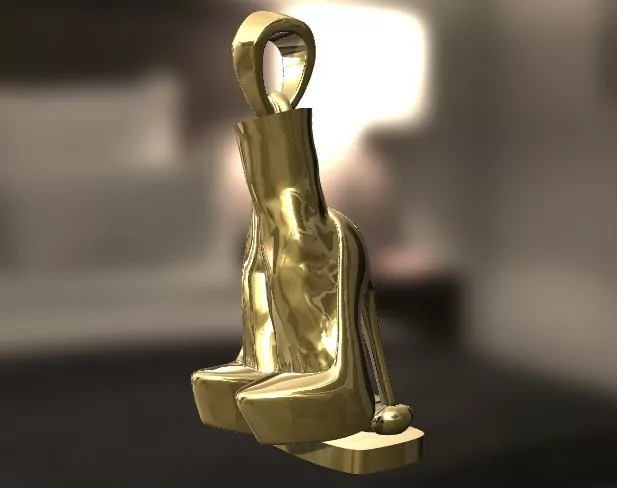 Stiletto high heels trample CBT pendant - Image 11