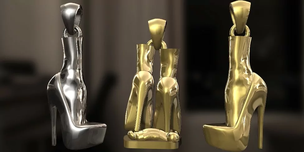 Stiletto high heels pendant - Image 3