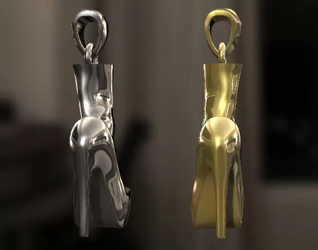 Stiletto high heels pendant