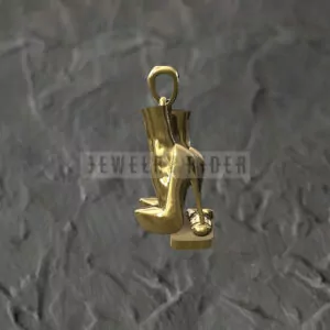 Stiletto high heels trample CBT pendant