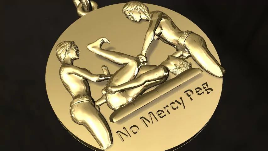 No mercy pegging pendant erotic jewelry JewelryRider No mercy pegging pendant - Image 4