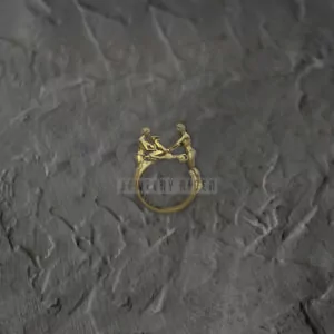 Two Mistresses pegging ring