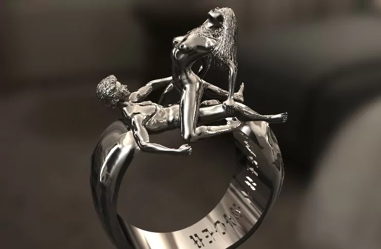 Wild Cowgirl Pose Statement Ring - Image 6