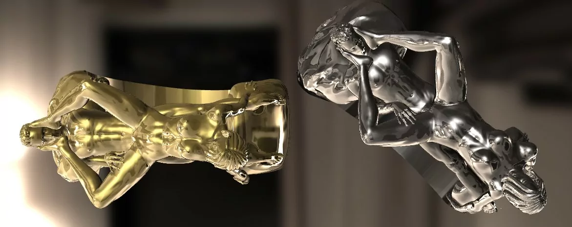 Anal Foot Fetish Statement Ring - Image 2