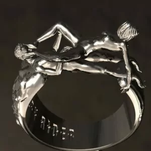 Anal Foot Fetish Statement Ring