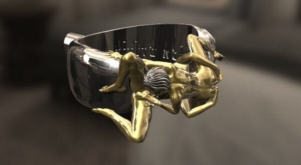 Couple Wild 69 pose statement ring - Image 10