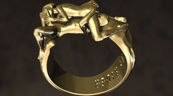 Couple Wild 69 pose statement ring - Image 5