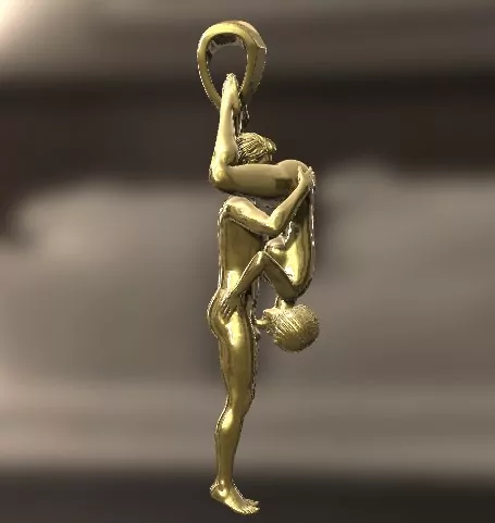 Standing couple 69 pose pendant