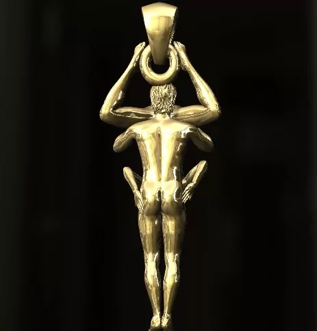 Standing couple 69 pose pendant - Image 8