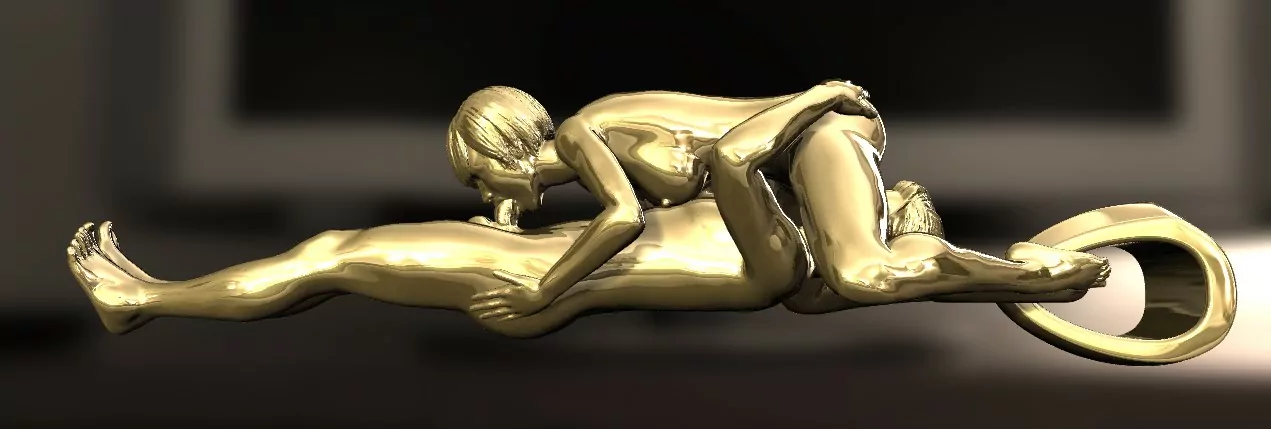 Standing couple 69 pose pendant - Image 7