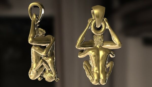 Shared Ecstasy 69 Pose Pendant - Image 5