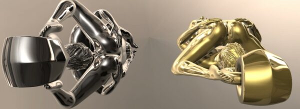 Shared Ecstasy 69 Pose Pendant - Image 6