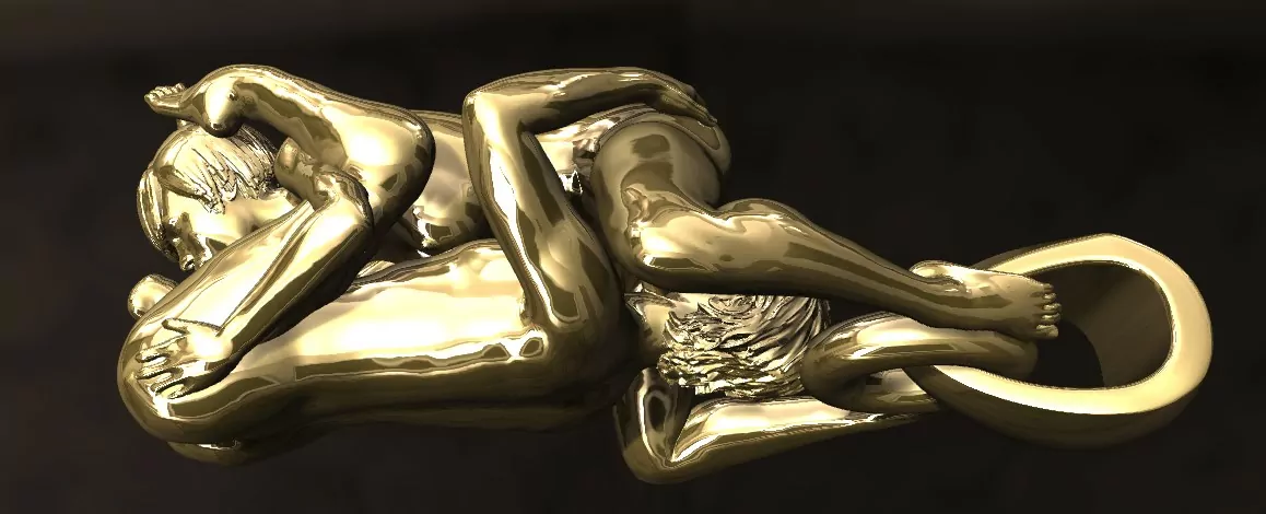 Shared Ecstasy 69 Pose Pendant - Image 7