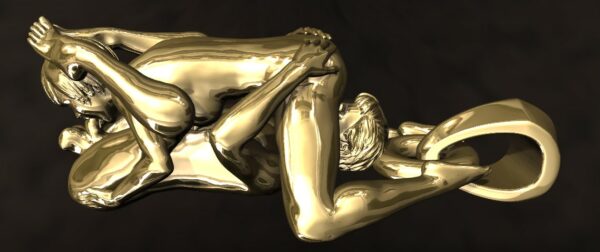 Shared Ecstasy 69 Pose Pendant - Image 8