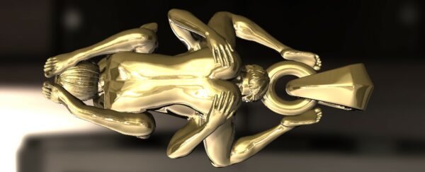 Shared Ecstasy 69 Pose Pendant - Image 9