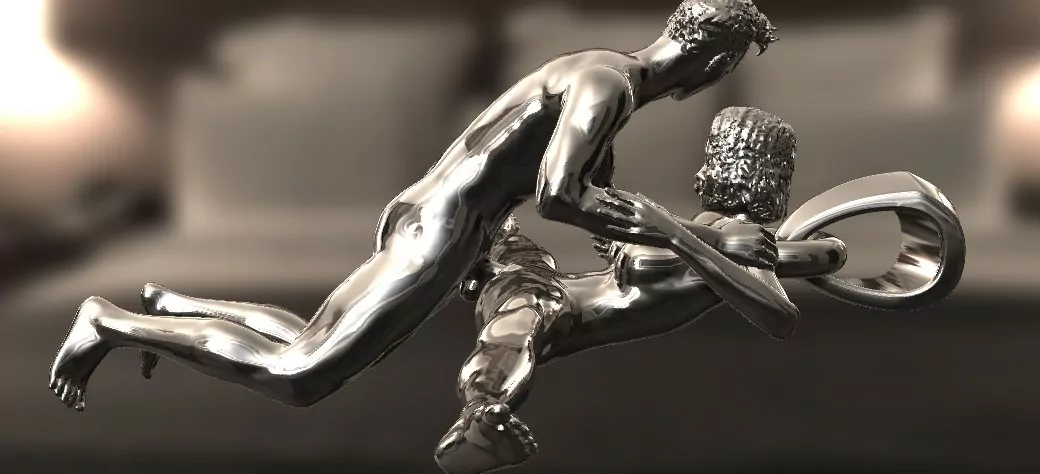 Split Missionary Pose Pendant - Image 6