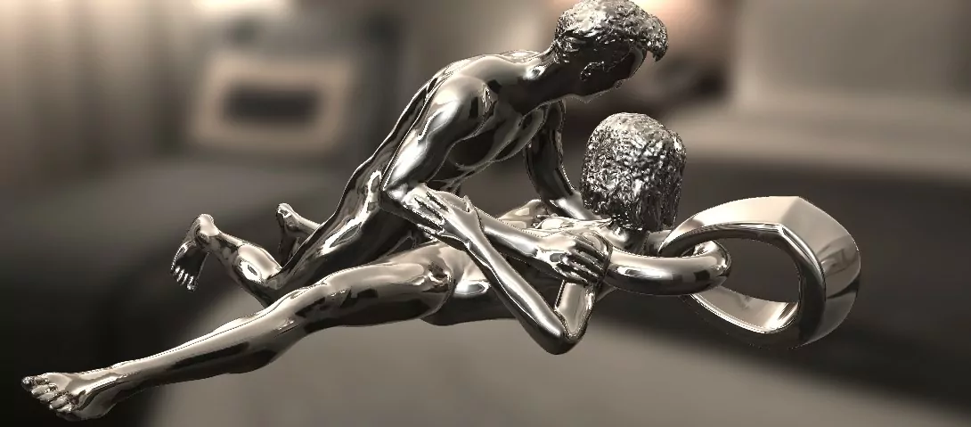 Split Missionary Pose Pendant - Image 5