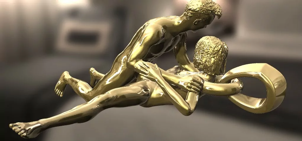 Split Missionary Pose Pendant - Image 4