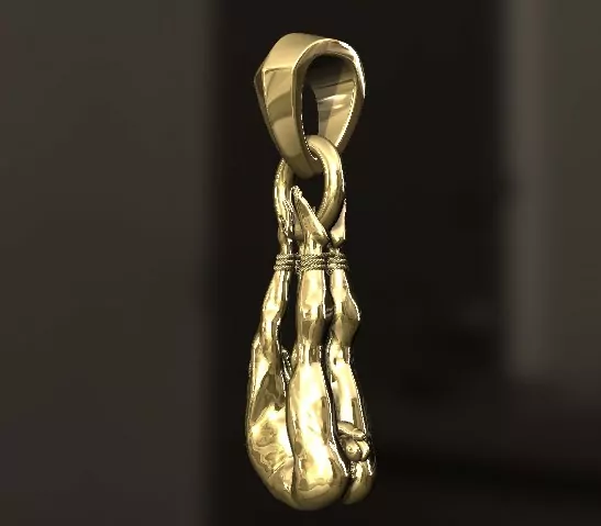 Man in Ropes BDSM Pose Pendant - Image 6