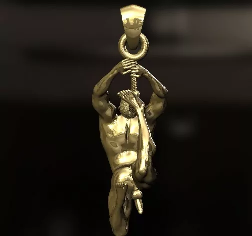Man in Suspension Pendant - Image 5