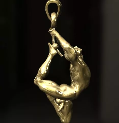 Man in Suspension Pendant