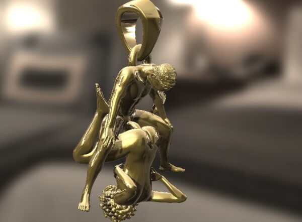 Reverse Cowgirl Pose Pendant - Image 13