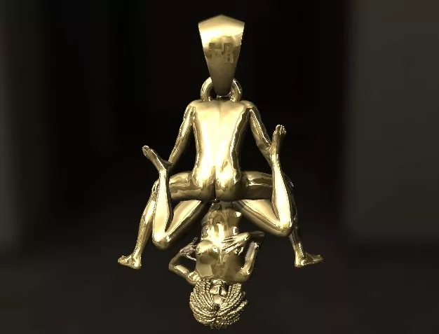 Reverse Cowgirl Pose Pendant - Image 9