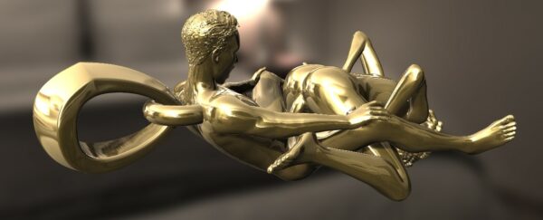 Reverse Cowgirl Pose Pendant - Image 8