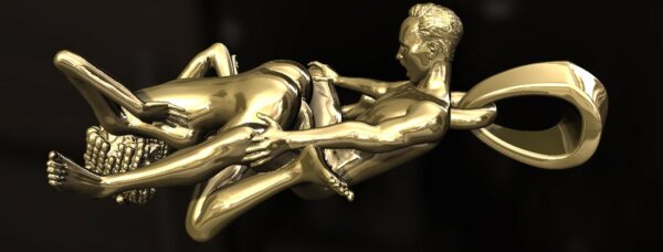 Reverse Cowgirl Pose Pendant - Image 6