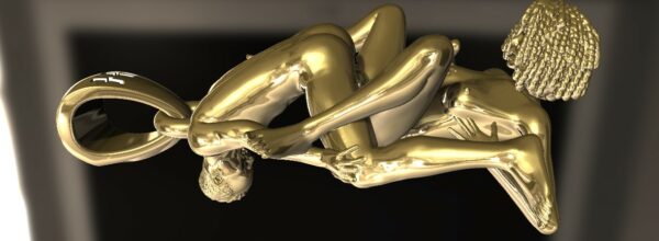 Reverse Cowgirl Pose Pendant - Image 4